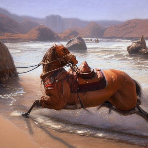 Coherent Oil Painting by James Gurney