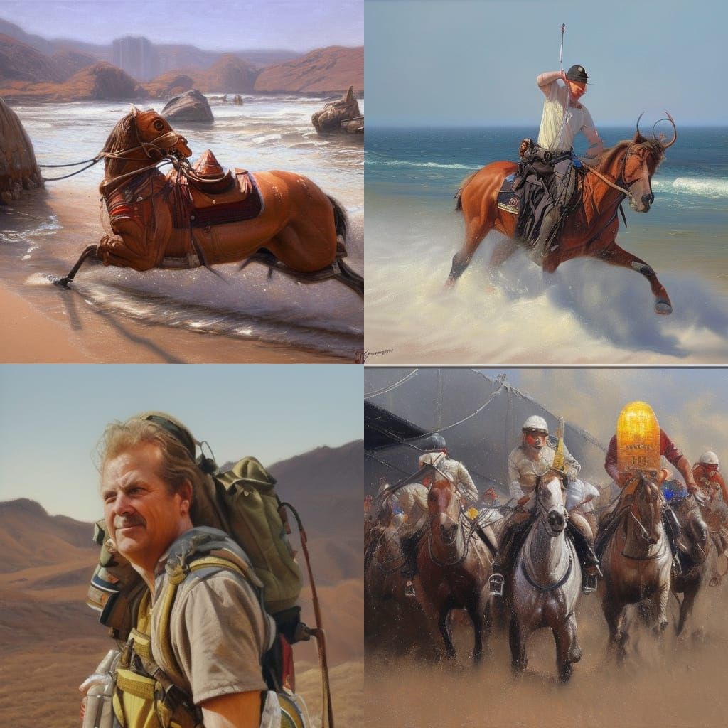 James Gurney Style Coherent Oil Painting