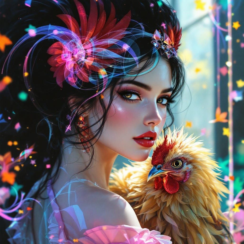 Ethereal Beauty Unveiled: A Hyperlucent Masterpiece