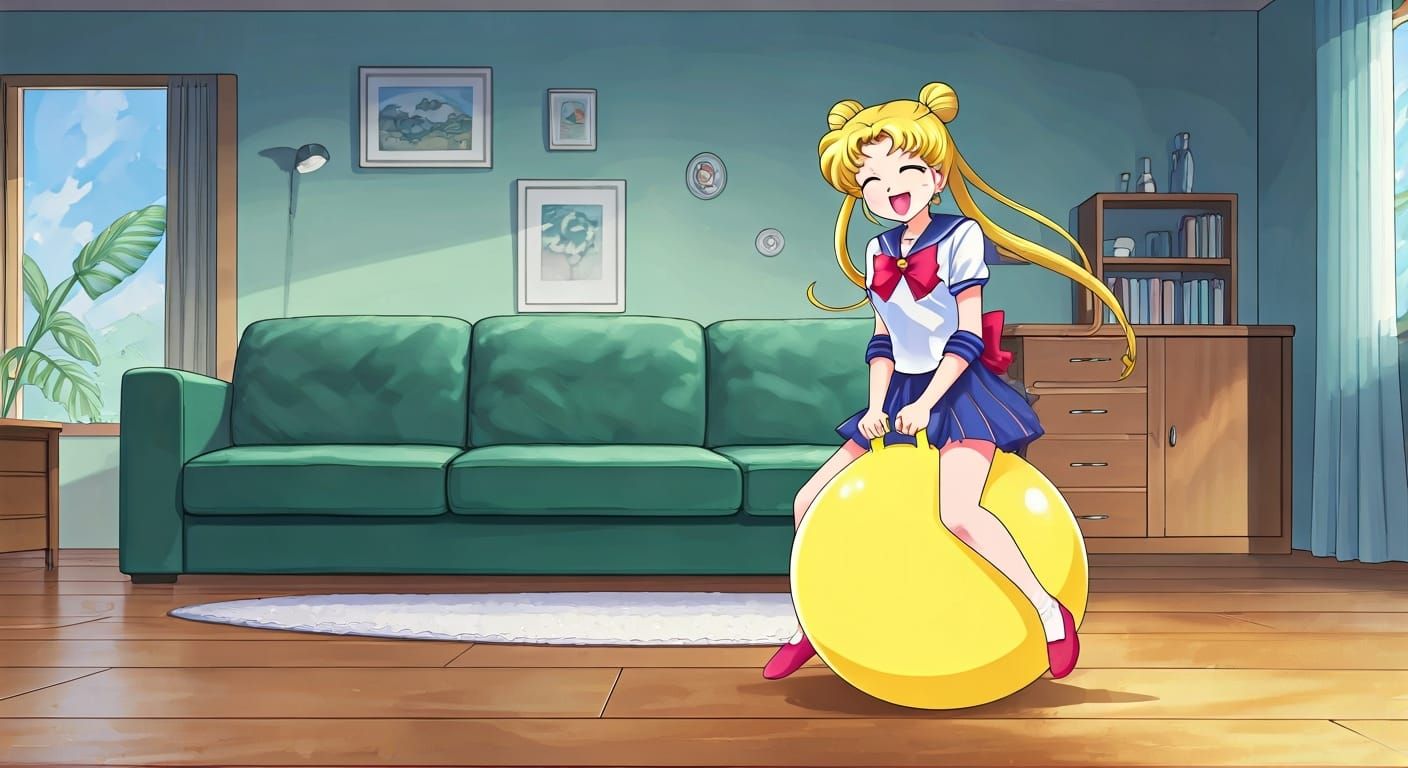 Usagi Tsukino's Anime-Style After-School Fun