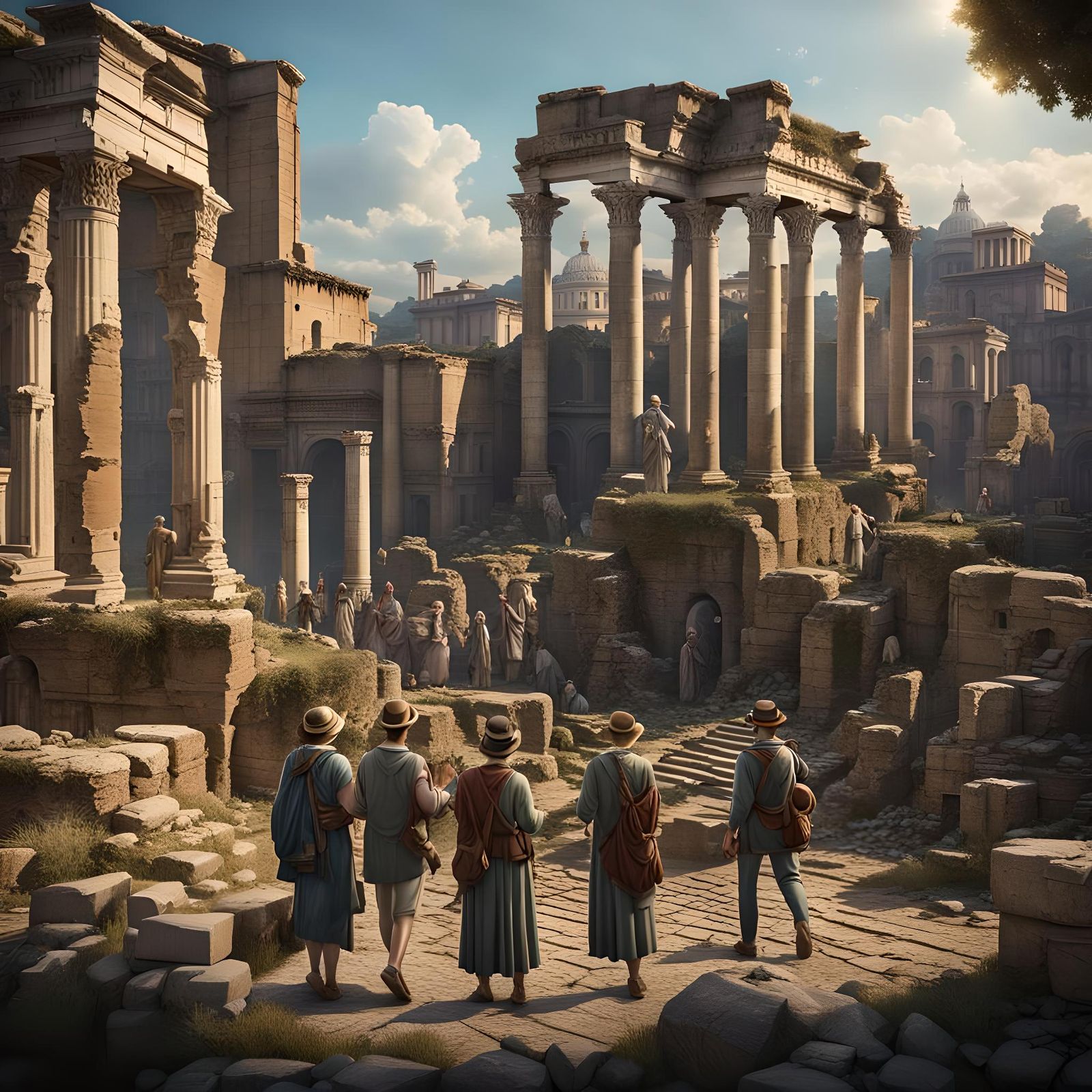 1920s Tour of the Roman Forum