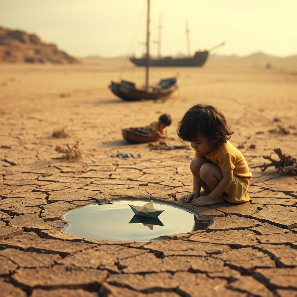 Hopeful Children Find Wonder in a Desolate World
