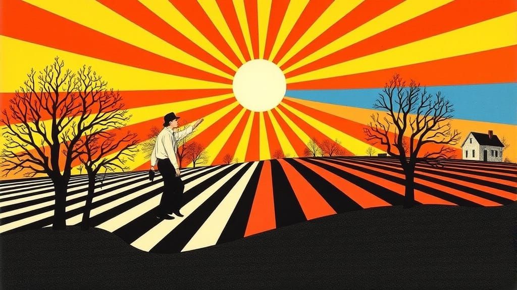 Optical Illusions of Harmony in Vibrant Color