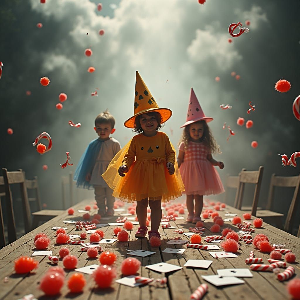 Surreal Candy Parade in a Dreamy Style
