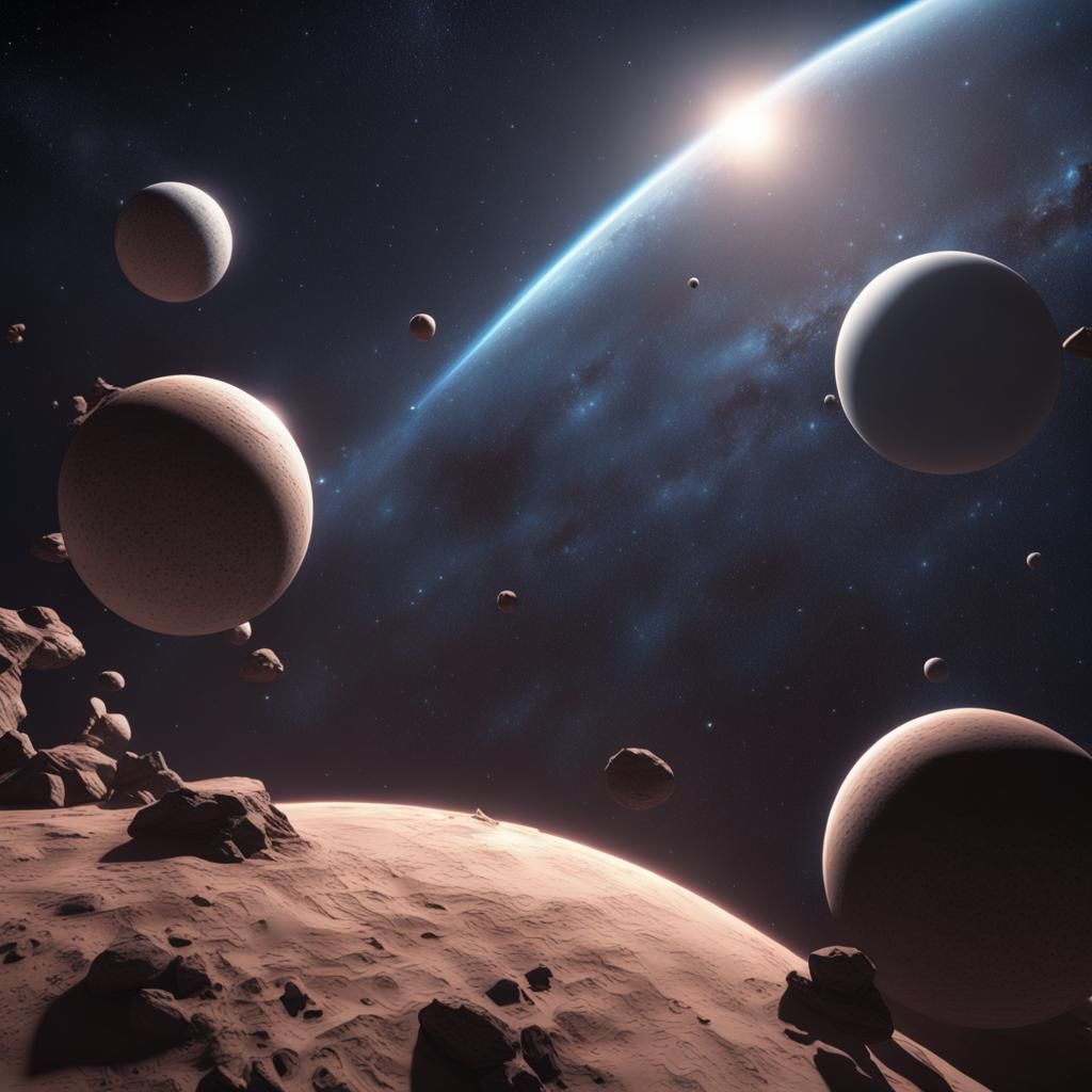 Stunning Stars and Space Scene in 3D