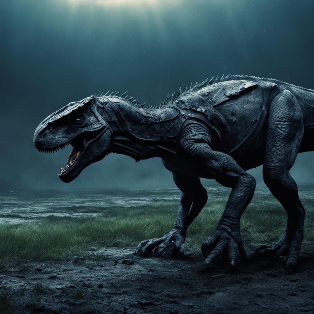 Young Woman in Tactical Gear, Cinematic Style