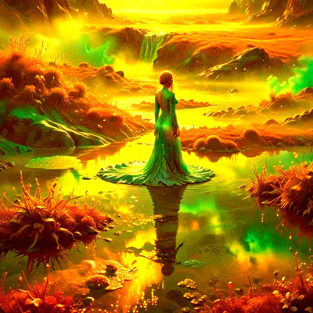 Hyperrealistic Dreamlike Landscape Masterpiece