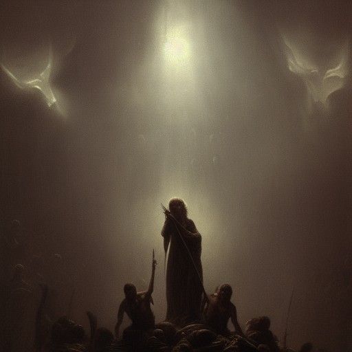 Menacing Eye in the Style of Doré