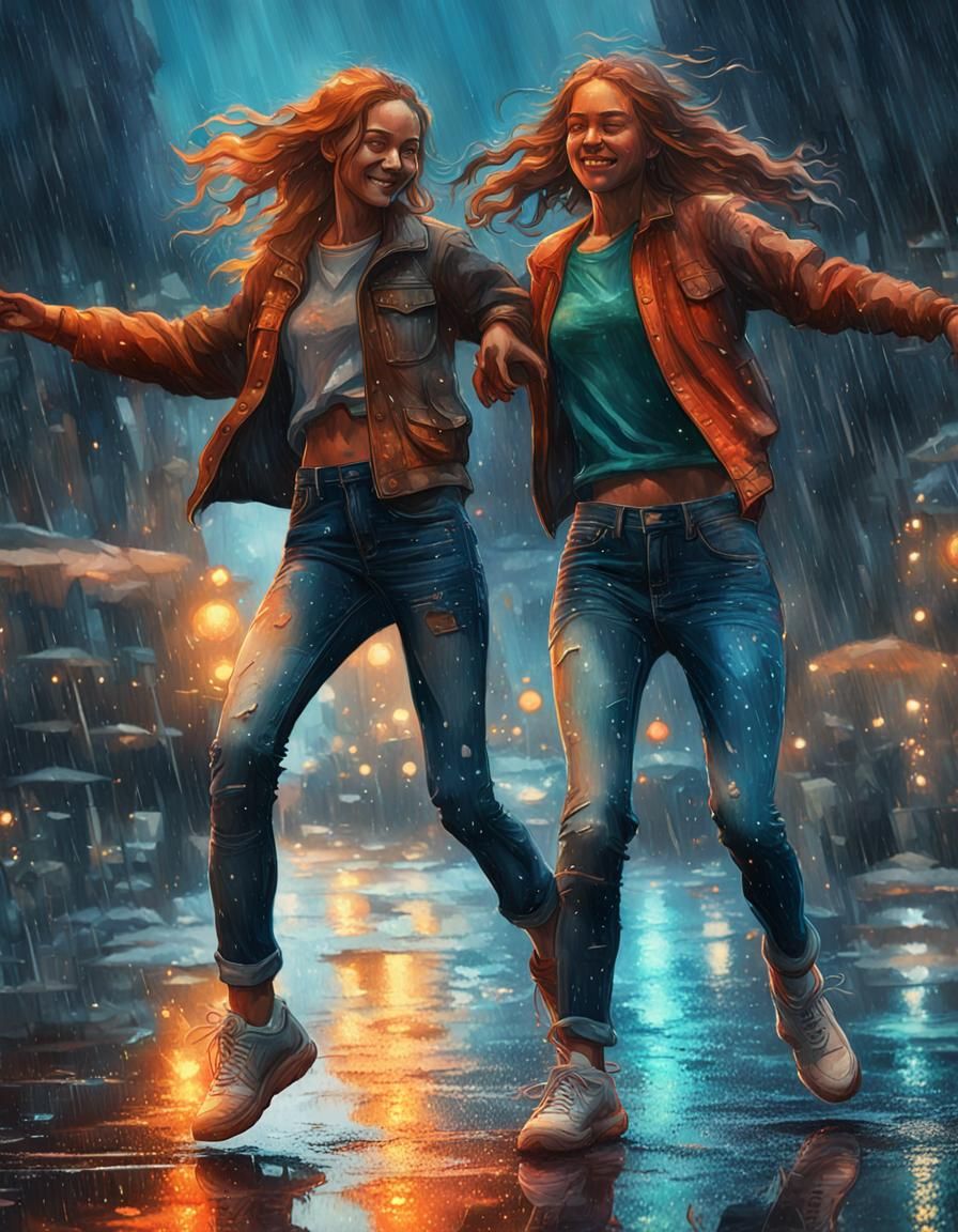 Dancing in the rain