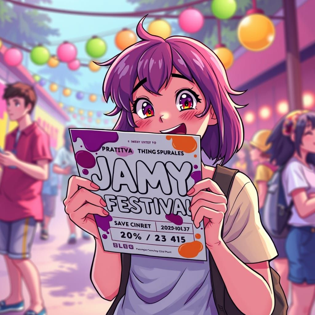 Festival Invitation: Cel-Shaded Art in Studio Trigger Style