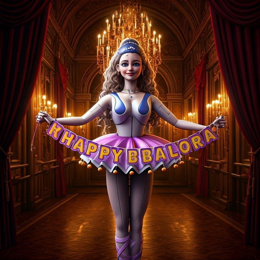 Elegant Ballora Birthday in Ornate Ballet Studio