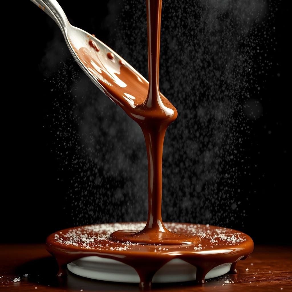 Decadent Dripping Chocolate Art