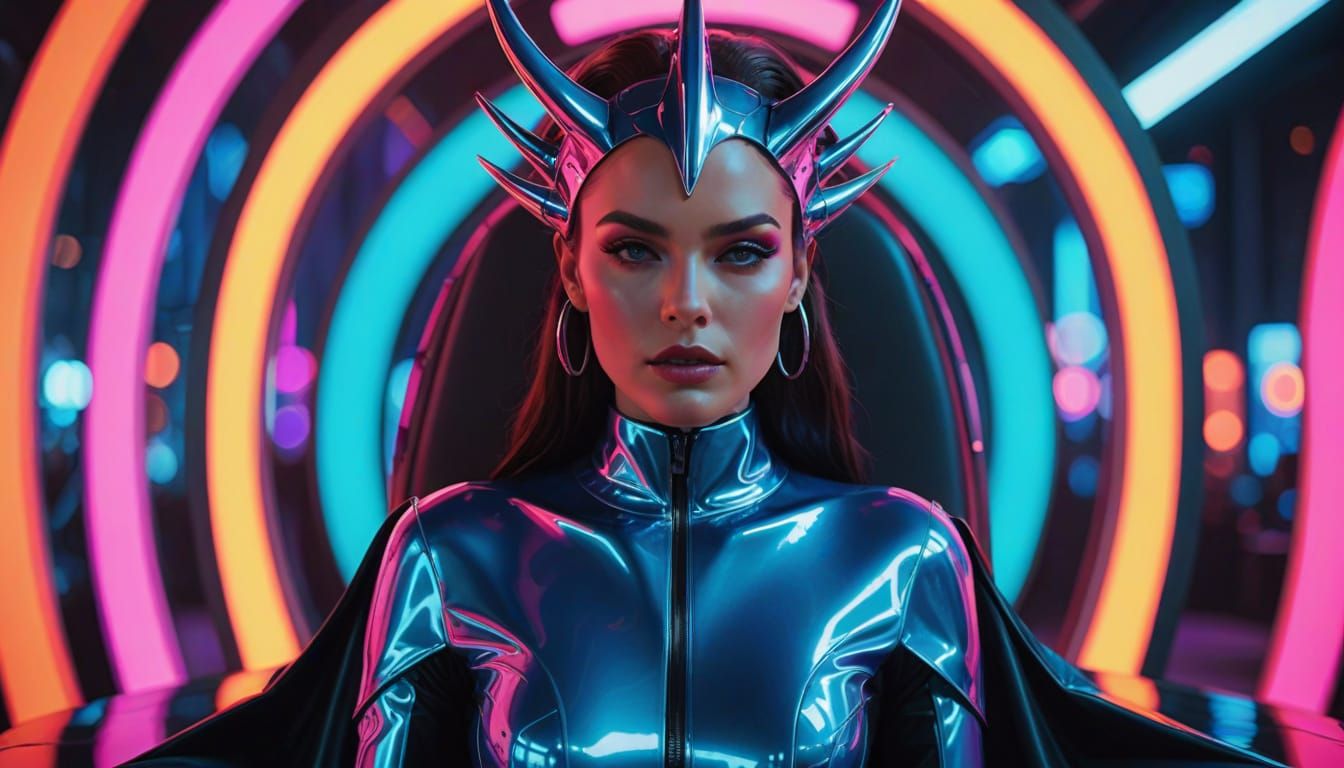 Chrome Goddess Interview on Futuristic Talk Show