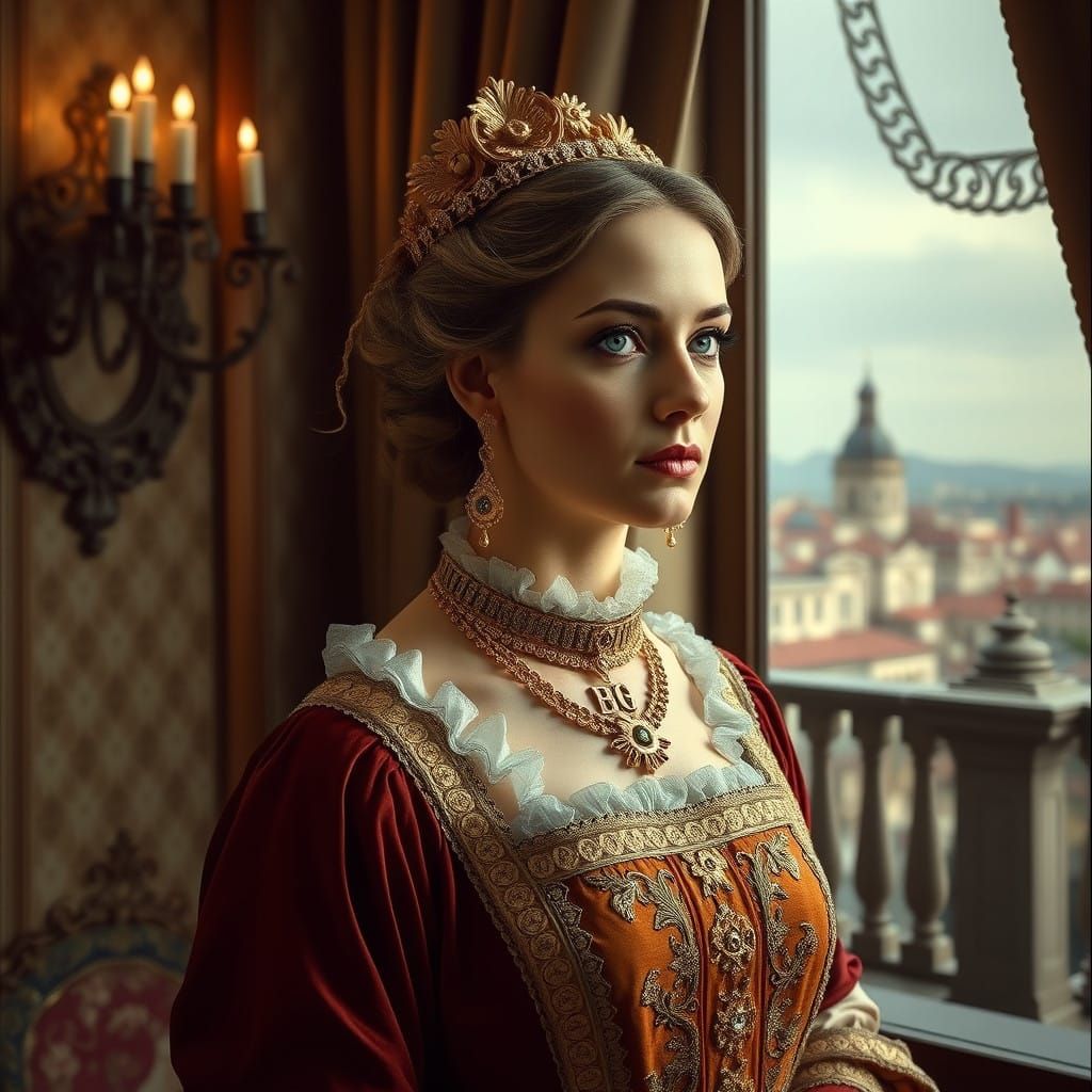 A Russian Noblewoman in Renaissance Italian Splendor
