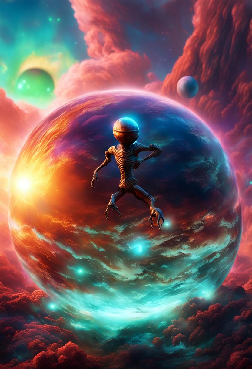 Alien Levitation: Fantastical Concept Art