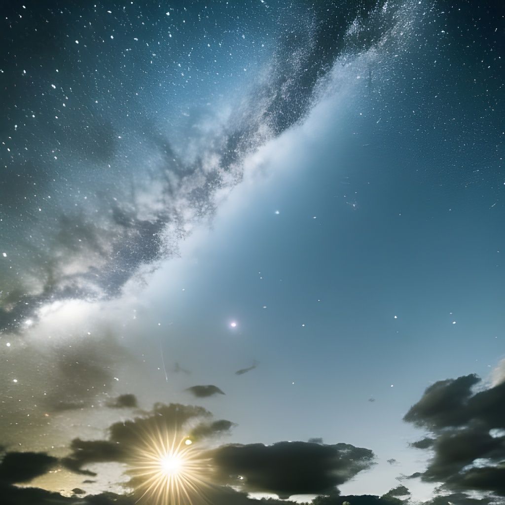 Dramatic Night Sky Panorama in Dark Skies Reserve