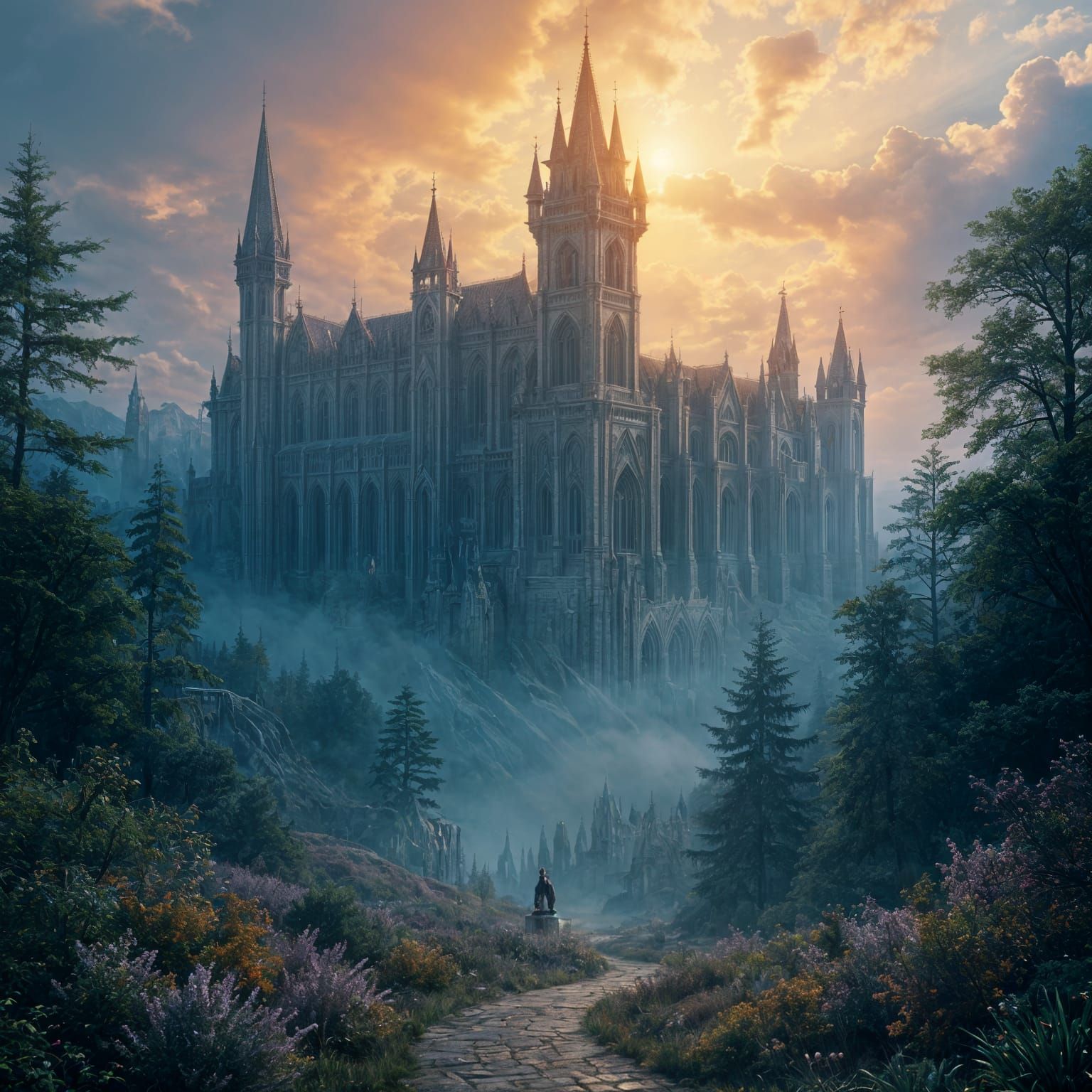 Fantastical Fandom High School Concept Art