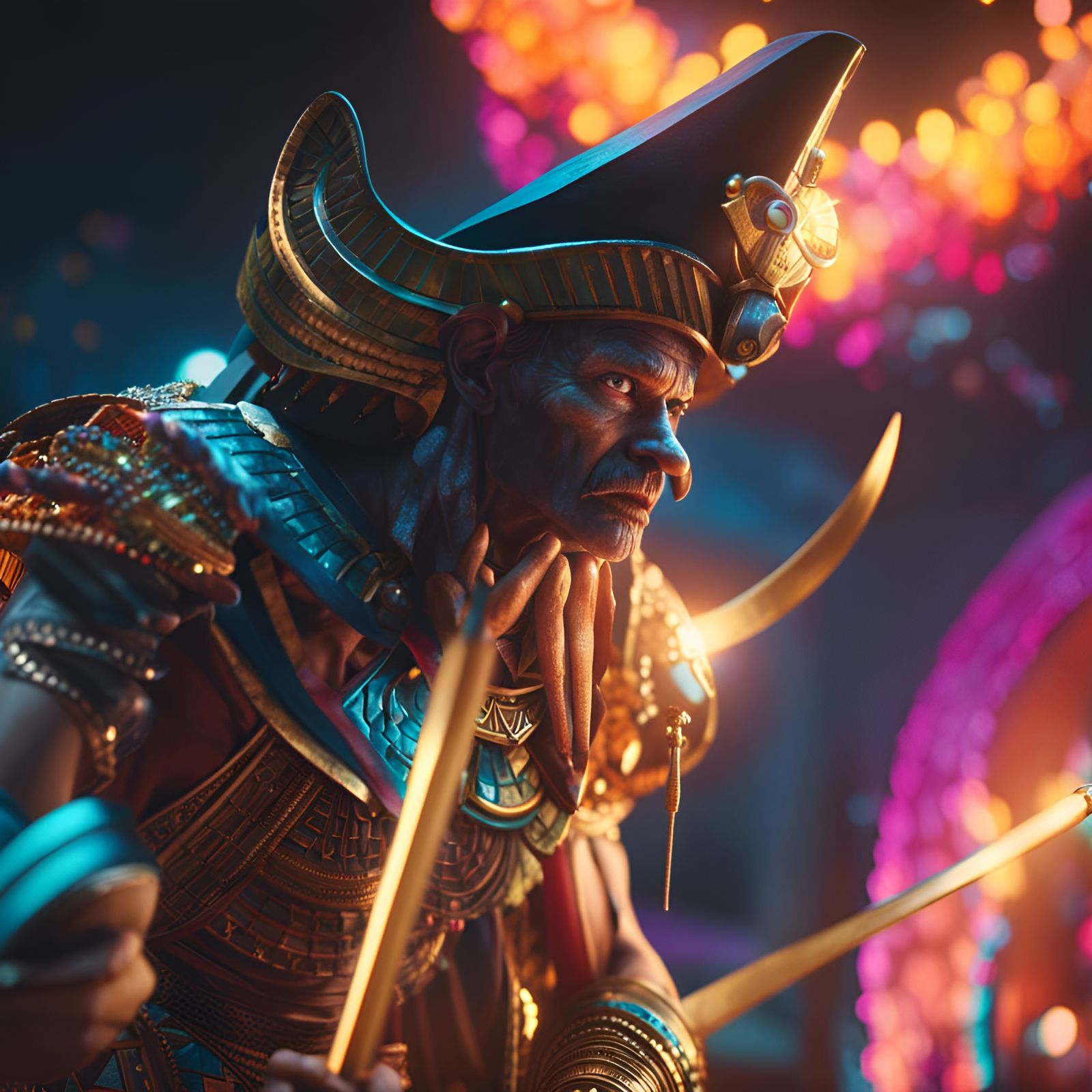 Anubis With Real Face