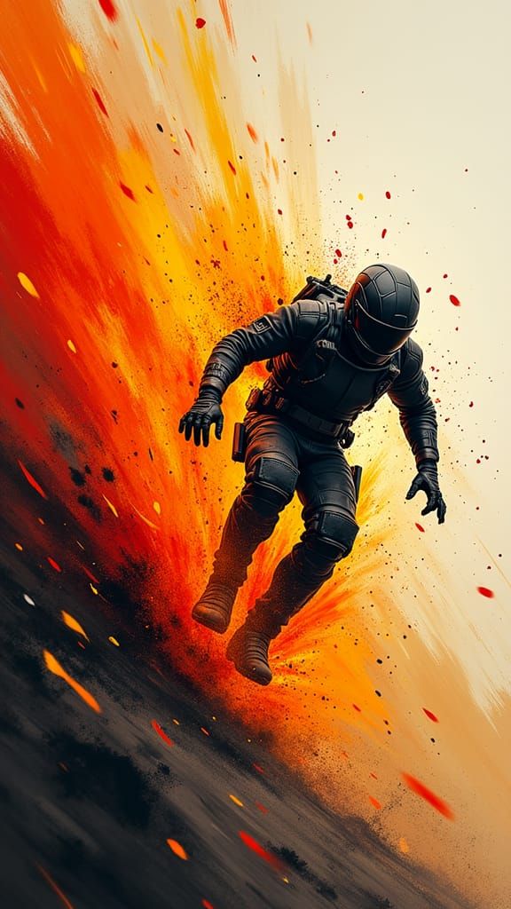 Explosive Movement in Kinetic Abstract Style