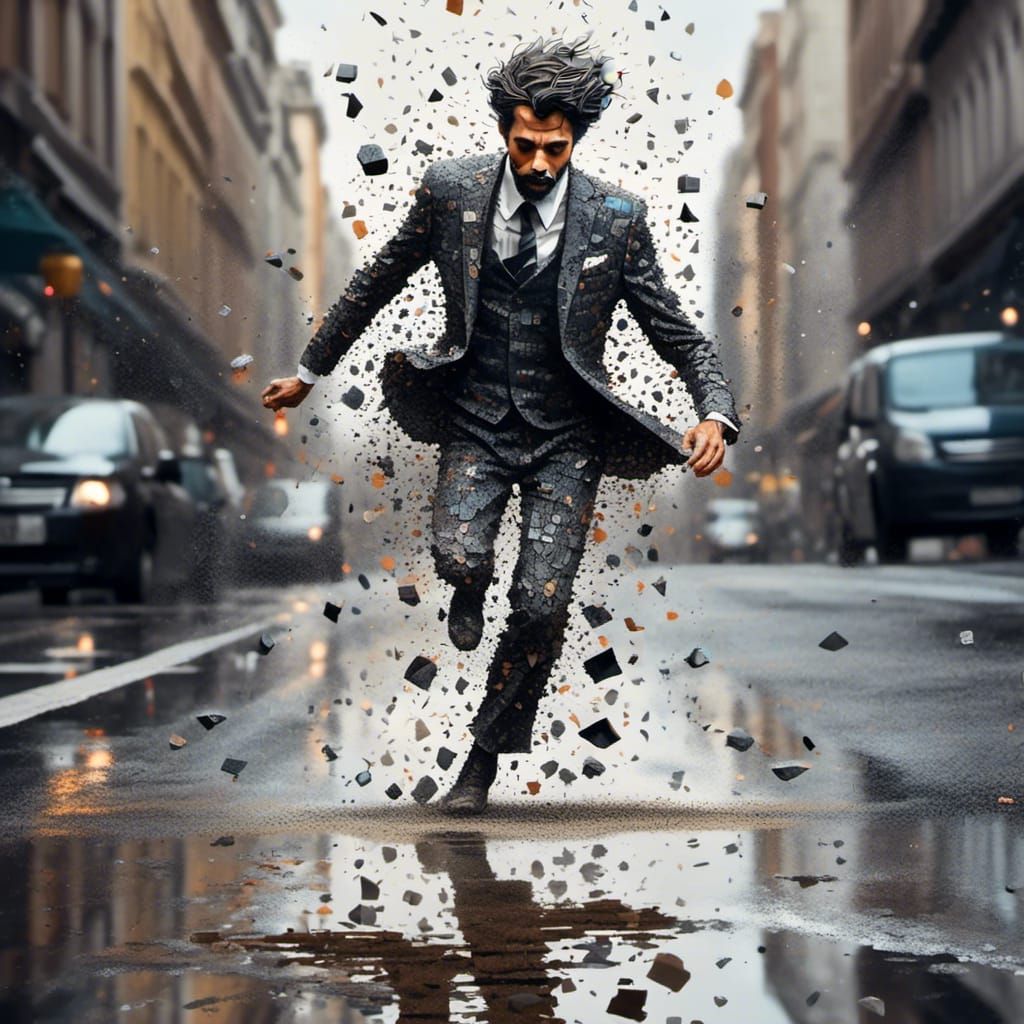 Business man: Drifting