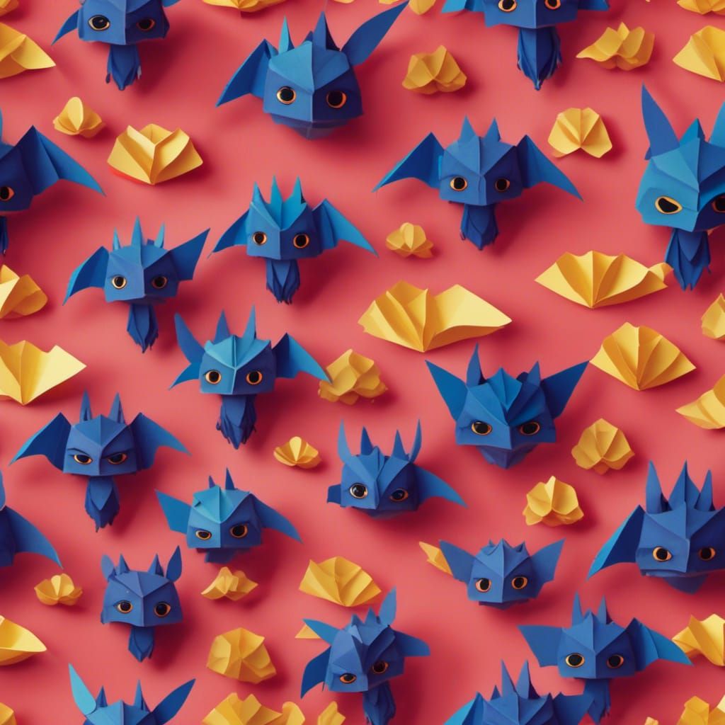 Origami Dragon Papercraft in 8K Resolution