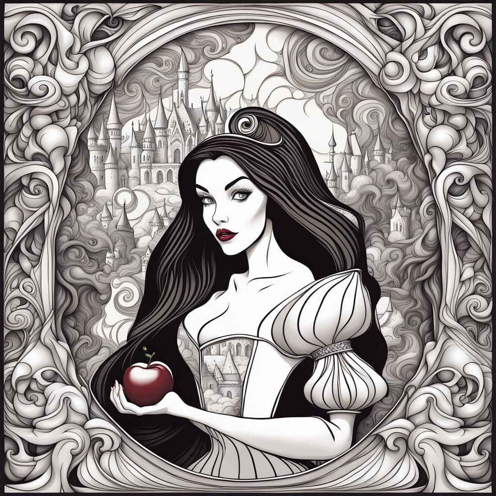 Gothic Fantasy Snow White and the Seven Dwarves