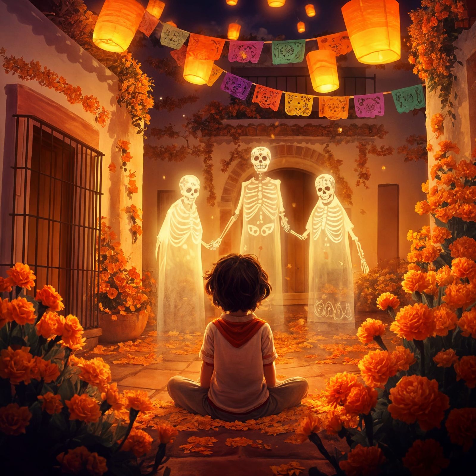 Dia de los Muertos: A Ghostly Ancestor Visit