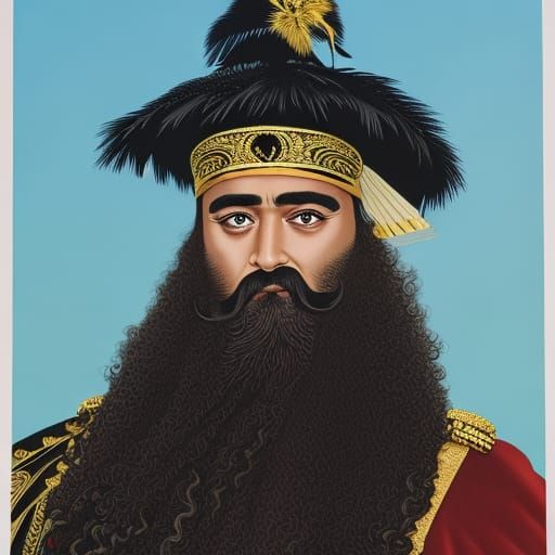 Taika Waititi as Blackbeard in Expressionist Portrait