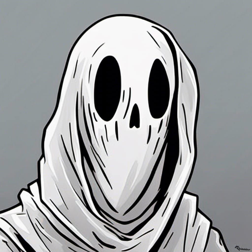 Hilarious Chibi Cartoon Character with Exaggerated Features