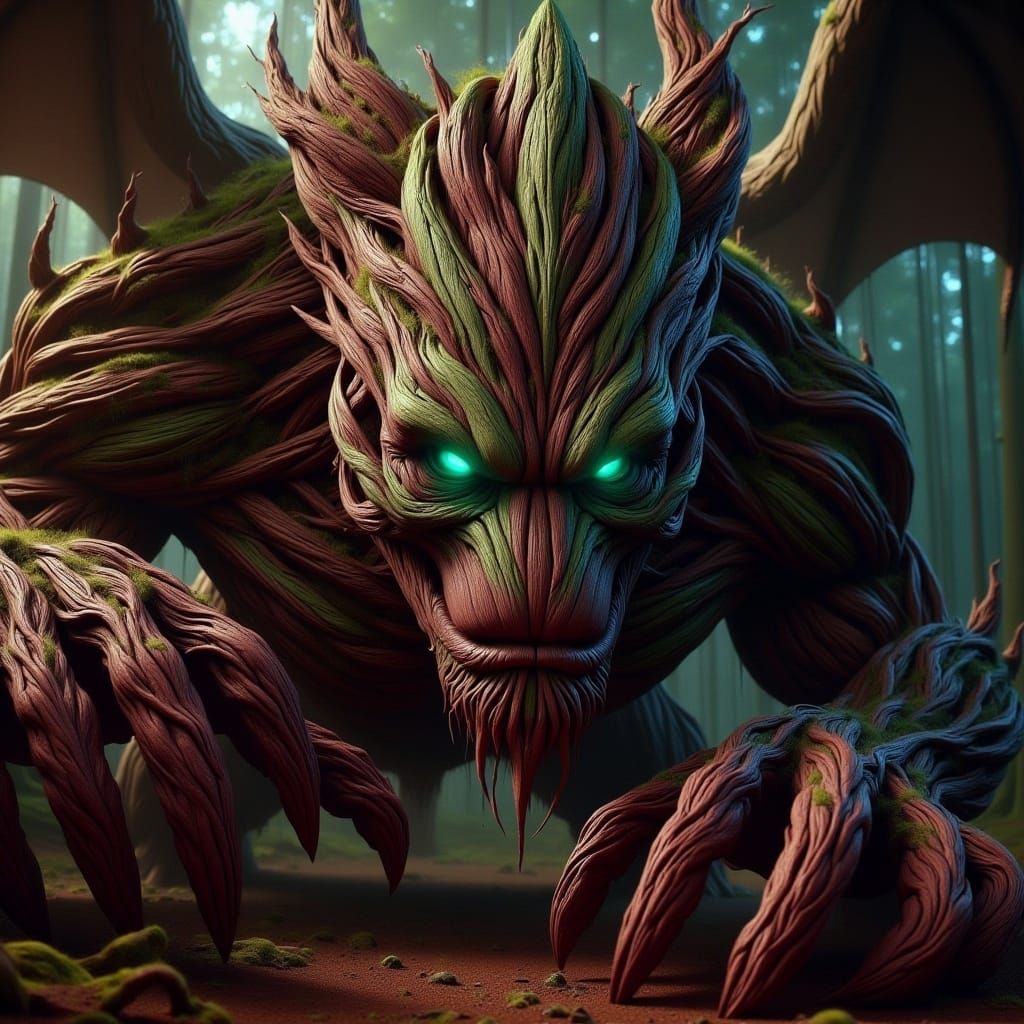 Dark Fantasy Scene in Gothic Romanticism Style