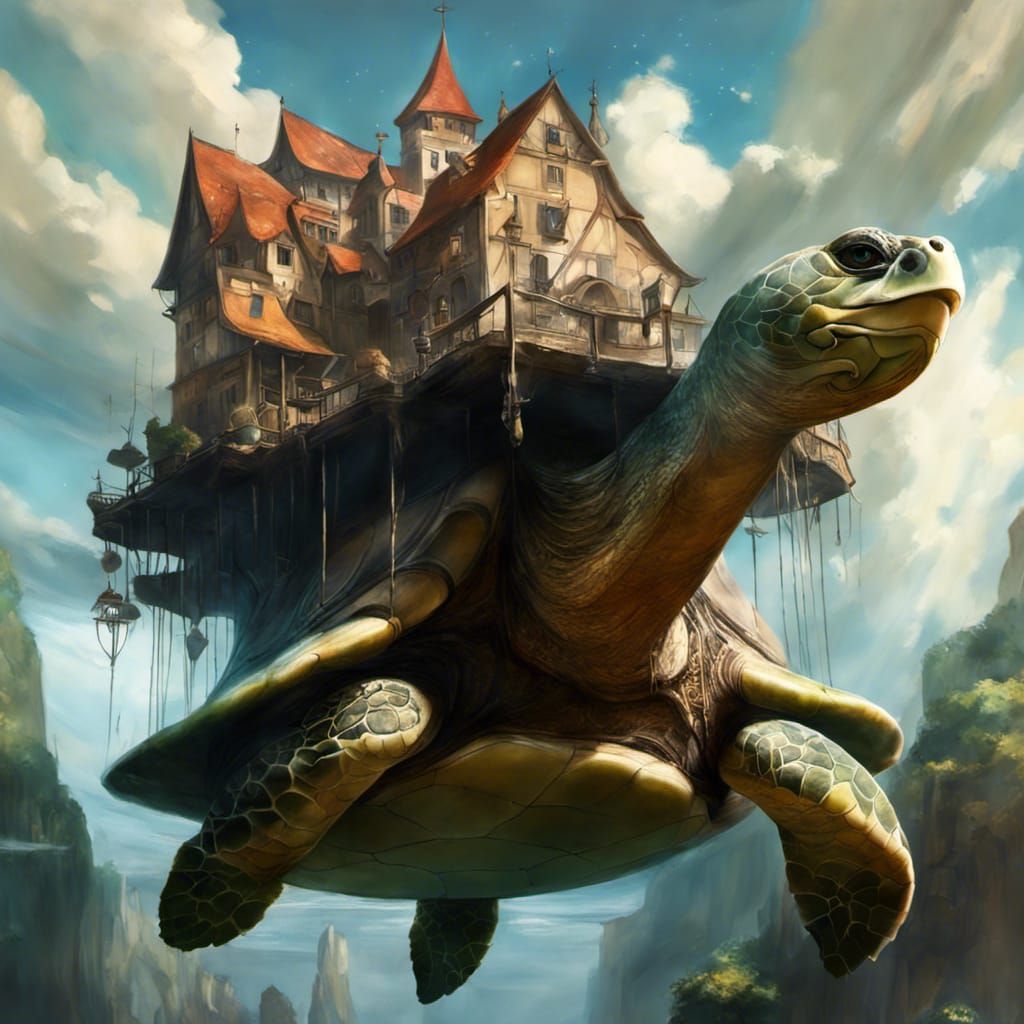 Flying Turtle City: Fantasycore Speedpainting
