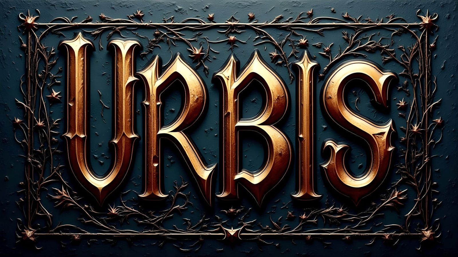 URBIS Letters in River City Style