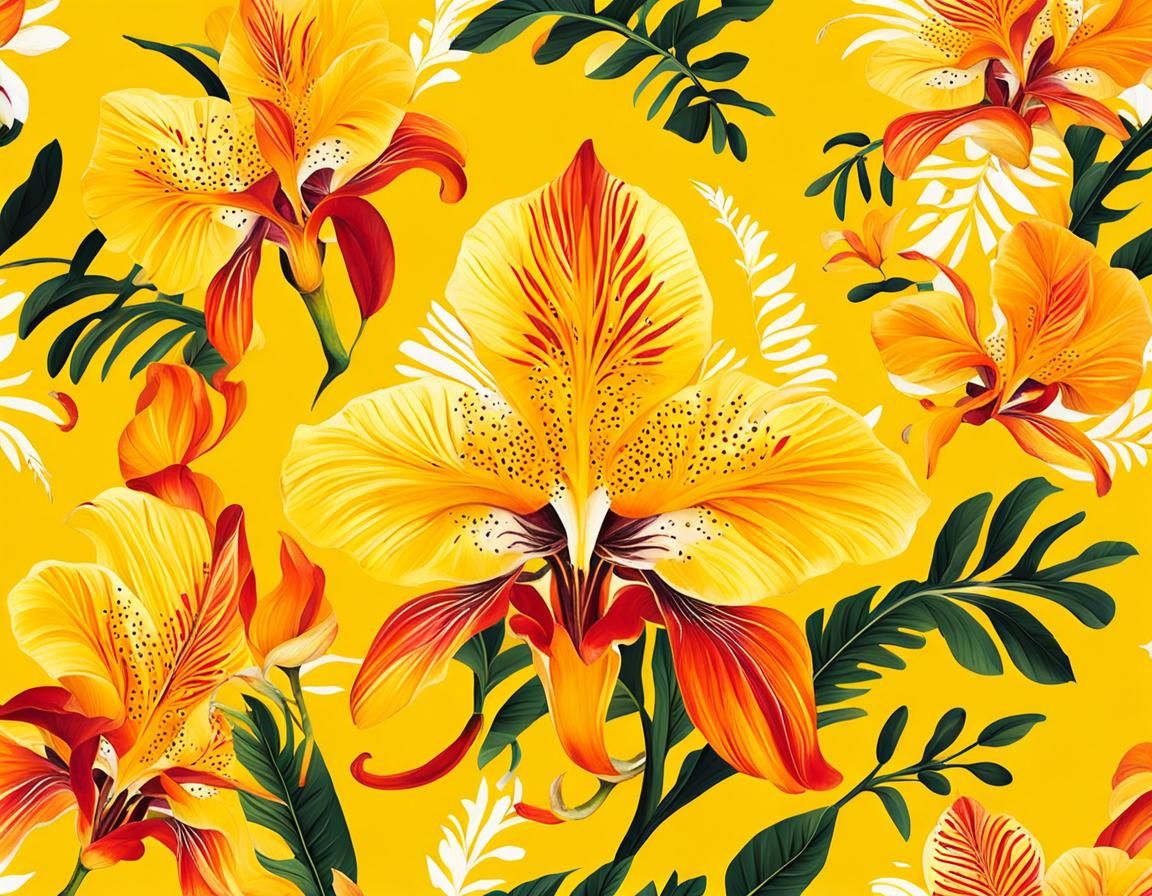 Exciting Flamboyant Exotic Feminine Image