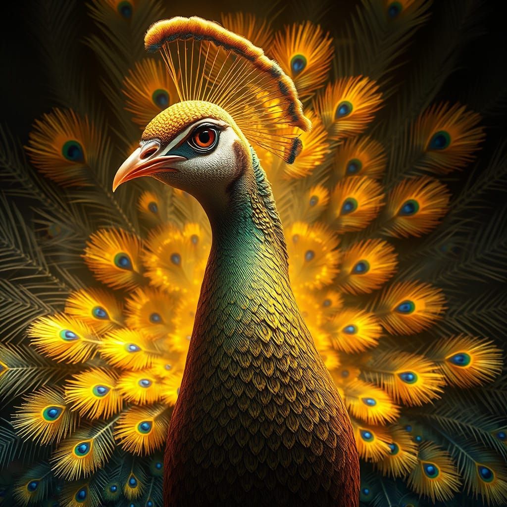Gilded Peacock Majesty