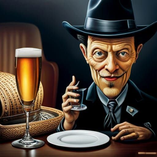 Viscous Mud-Brown Sludge on Dark Background