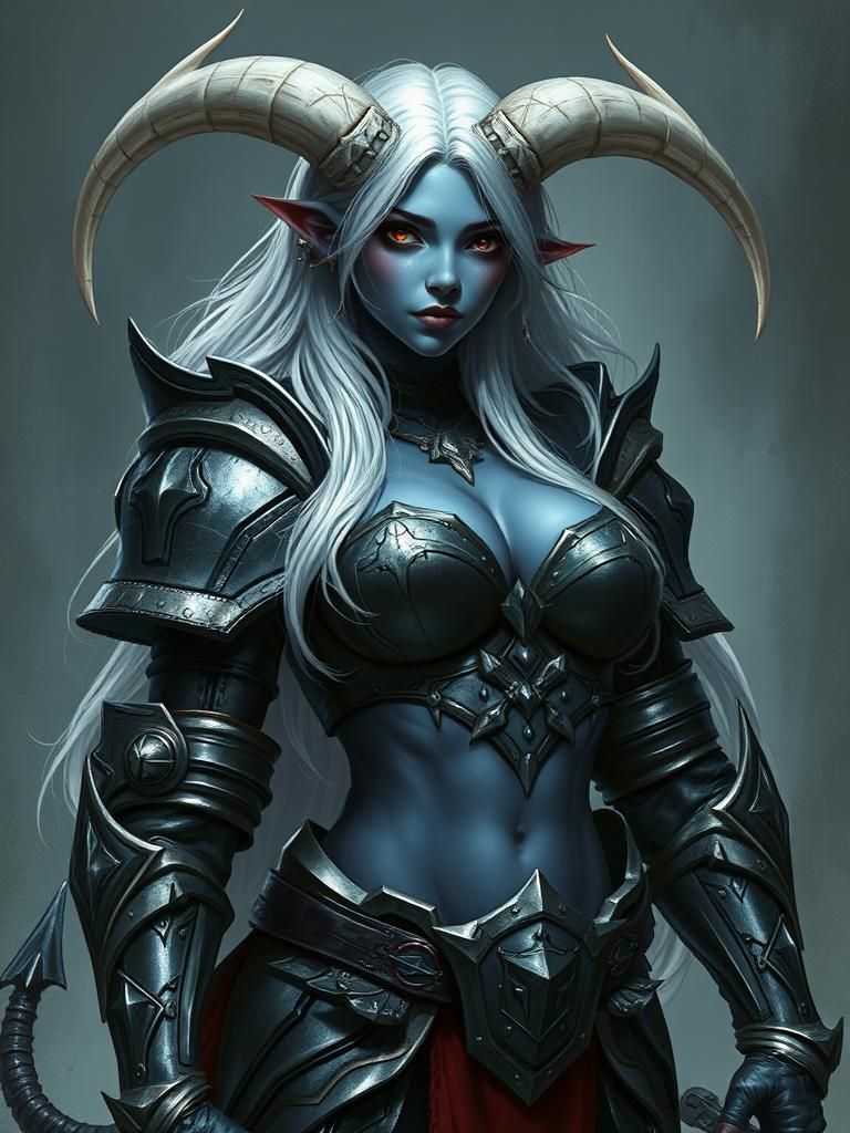 Lyraleth, last of the Antaru, demon slayer