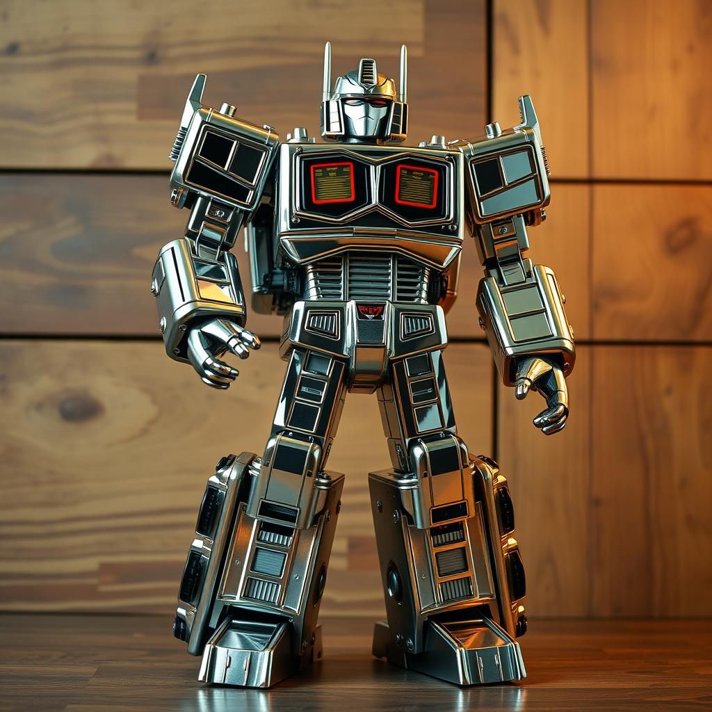 A 1960 retro transformer (hasbro) in robot mode