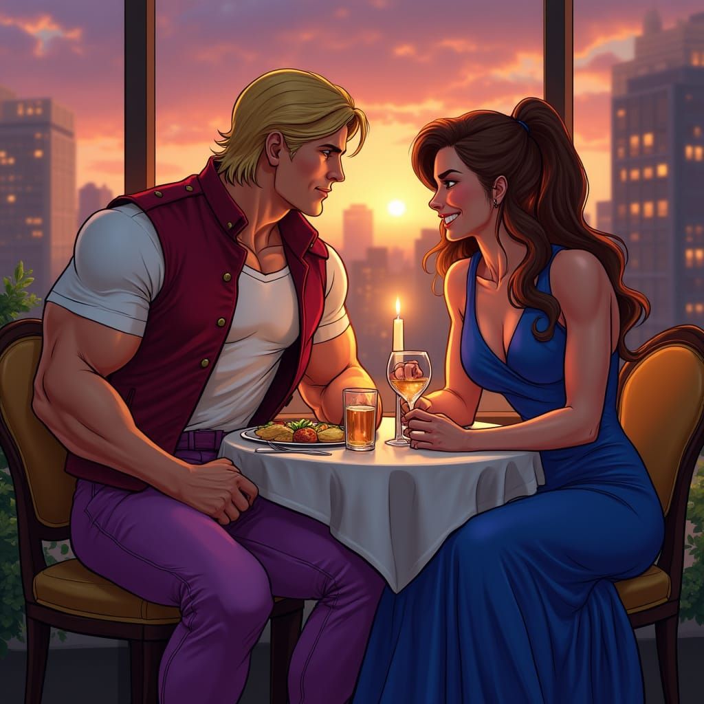 Prince Adam and Kitty Pryde Share a Romantic Moment