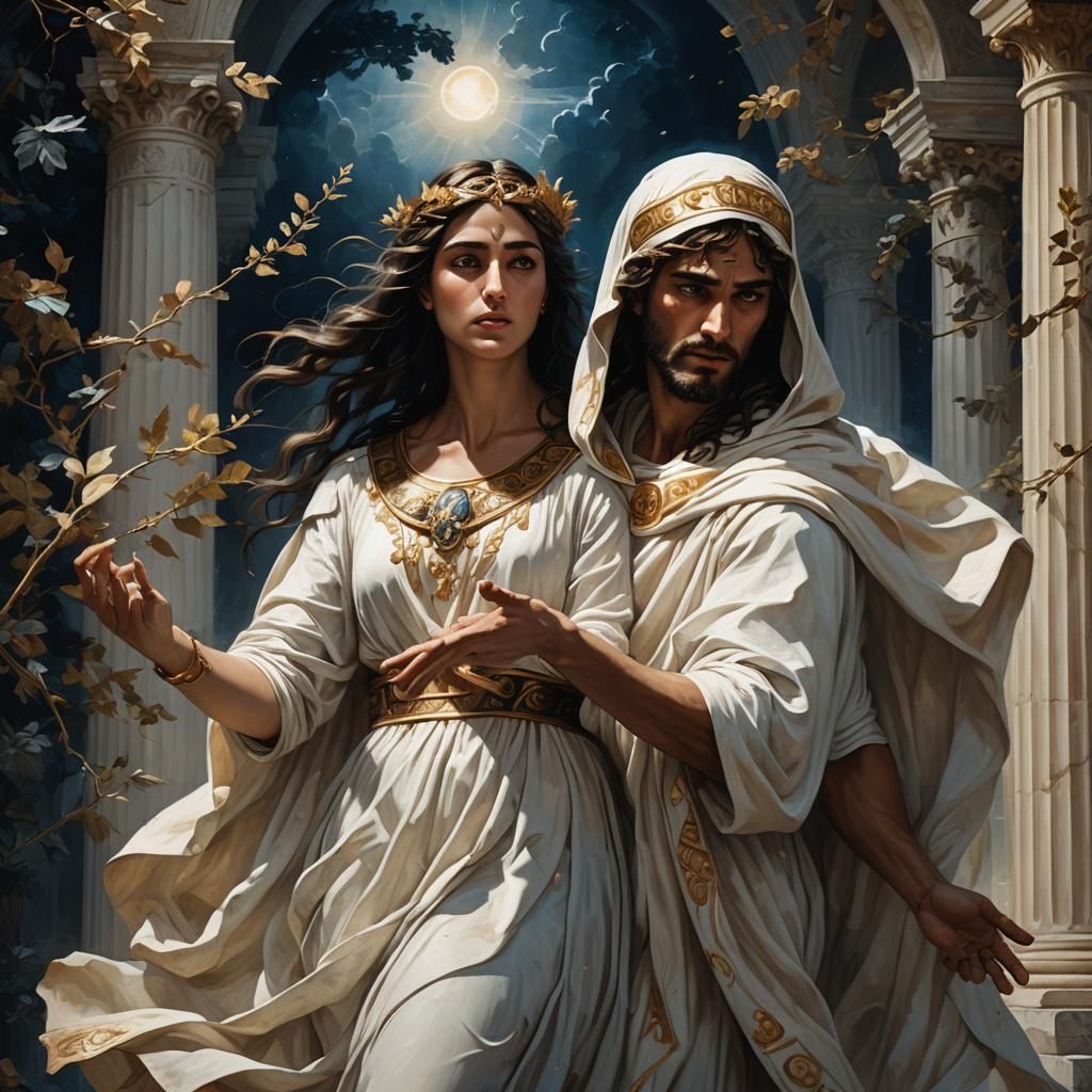 Abduction: Grecian Goddess in Mythological Fantasy Art