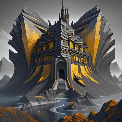 Abstract Geometric Forms in Photorealistic 3D