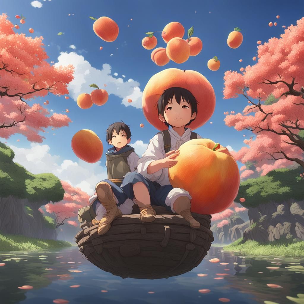 Momotaro Born From Peach: 3D Anime Art