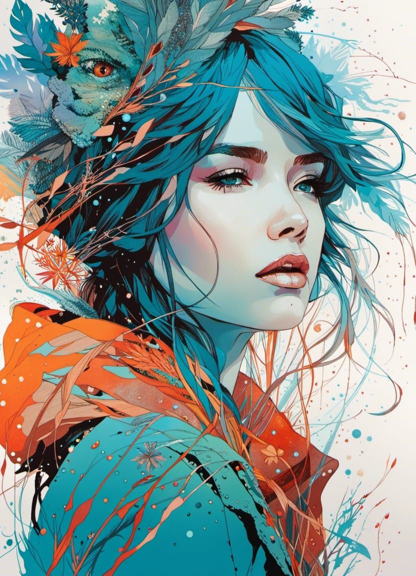Breathtaking Snowy Landscape in Vibrant Detail
