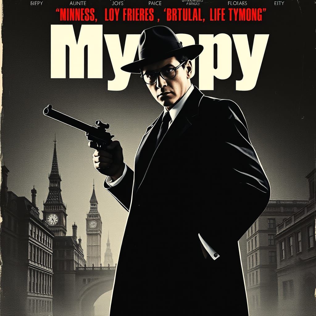 Vintage Movie Poster: 1960s Spy Thriller