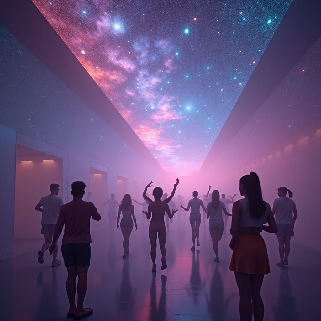 Ethereal Aerobics Class with Divine Light