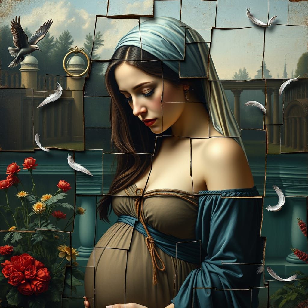 Hyperrealistic Exploration of Art and Spirituality in the Di...