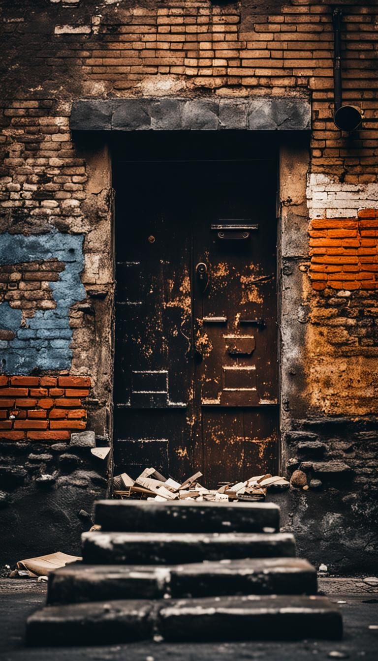 Gritty Alleyway: Drum and Bass Underworld Portal