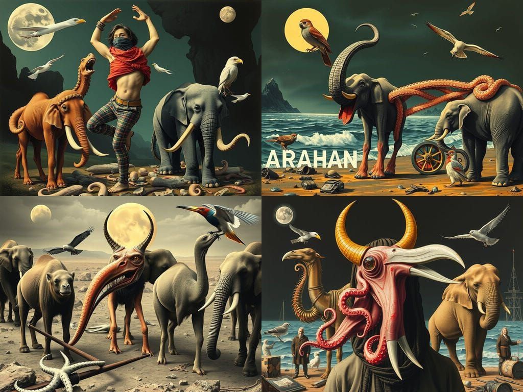 Horrific Mutant Zygote Disgrace as Photomontage