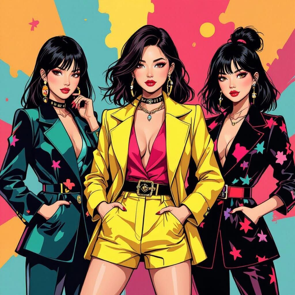 Confident Women in Bold, Expressive Styles