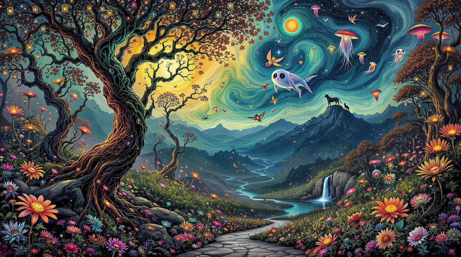 Surreal Wonder Landscape