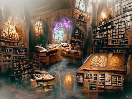 wizard's library